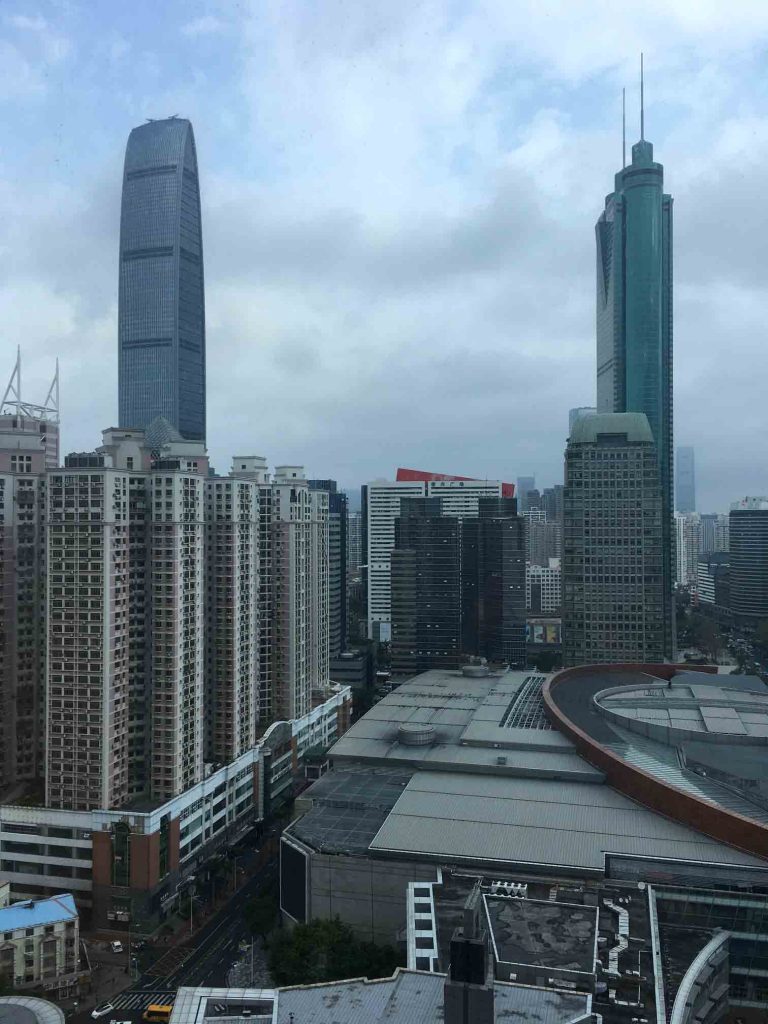 深圳IntercontinentalHotelからの景色低解像度